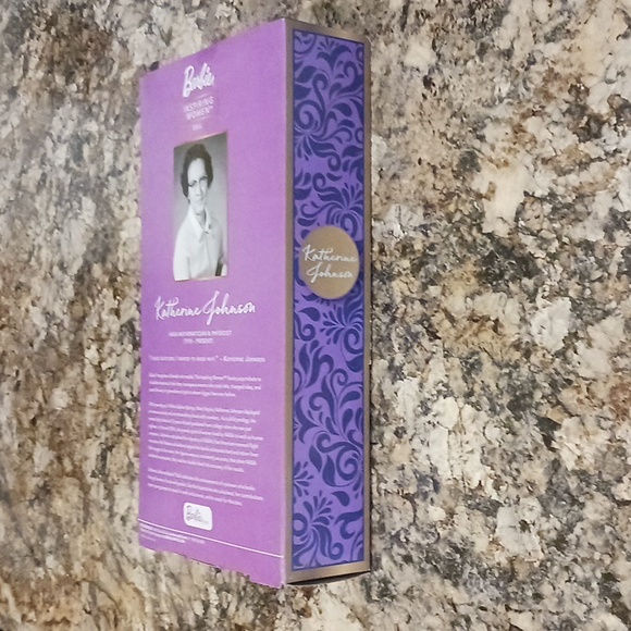 Katherine Johnson Barbie Inspiring Woman Series NIB - Picture 12 of 12